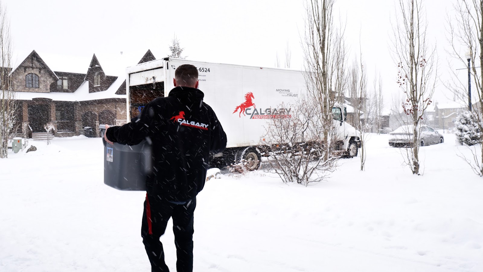Calgary Professional Movers Inc. moving truck in Calgary